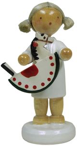 Flade Engel mit Schaukelpferd (Flade 6114) Erzgebirgische Volkskunst: Engel / mit Schaukelpferd